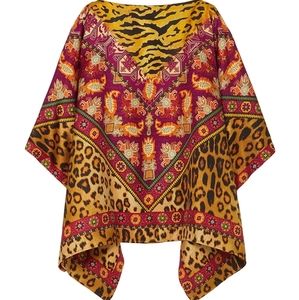 Etro Milano Poncho Reversible Made In Italy